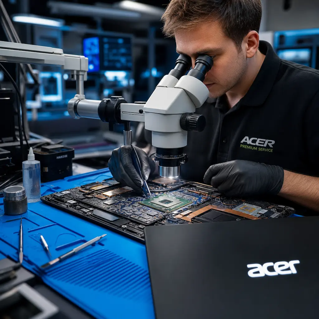 Замена видеокарты ноутбука Acer в Стрельне