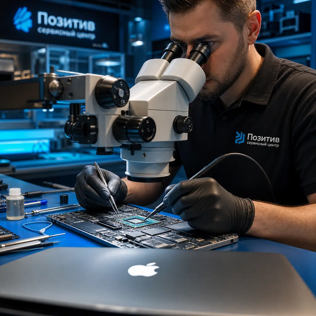 Замена видеокарты Apple MacBook в Стрельне
