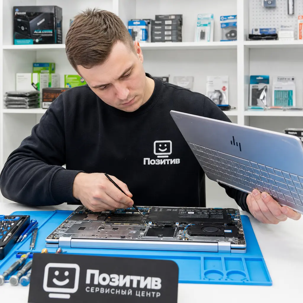 заменить клавиатуру на ноутбуке HP в Стрельне