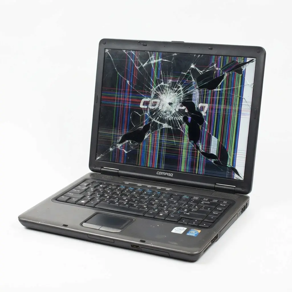 поменять матрицу ноутбука Compaq в Стрельне
