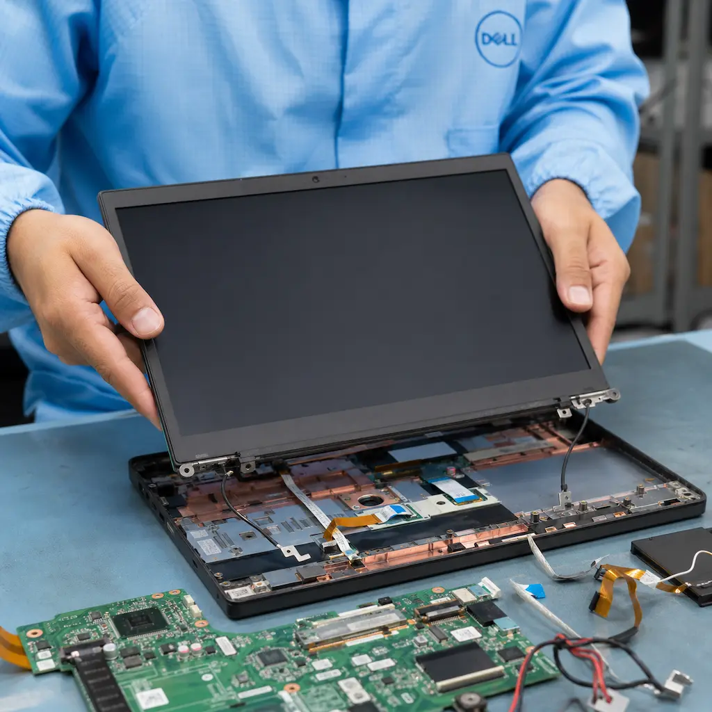 заменить матрицу ноутбука Dell в Стрельне