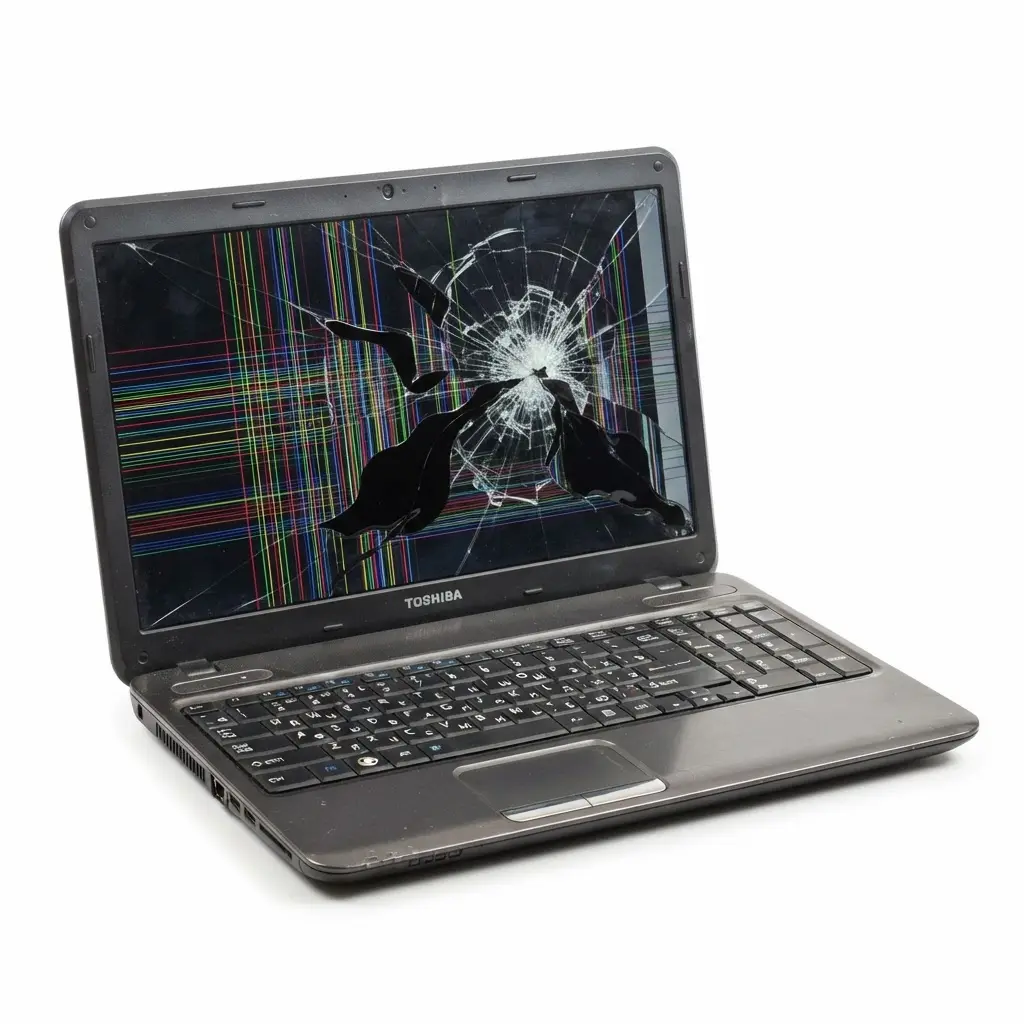 поменять матрицу ноутбука Toshiba в Стрельне