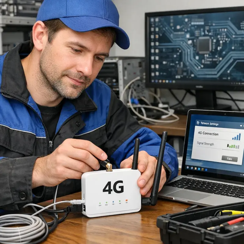 Настройка 4G модема в Стрельне