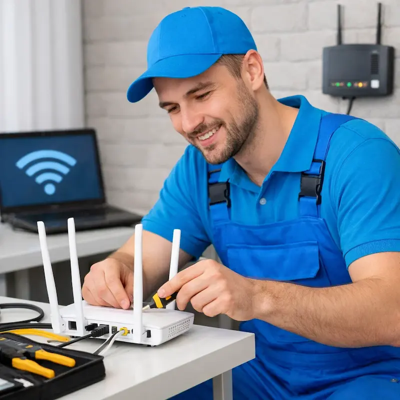 Настройка Wi - Fi в Стрельне