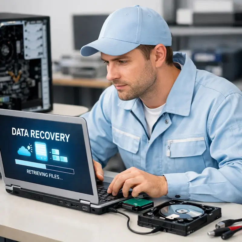 Восстановление данных и файлов в Стрельне