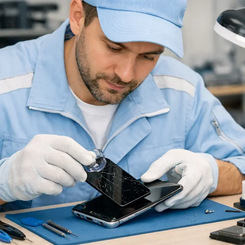 Заменить сенсорное стекло на смартфоне в Стрельне