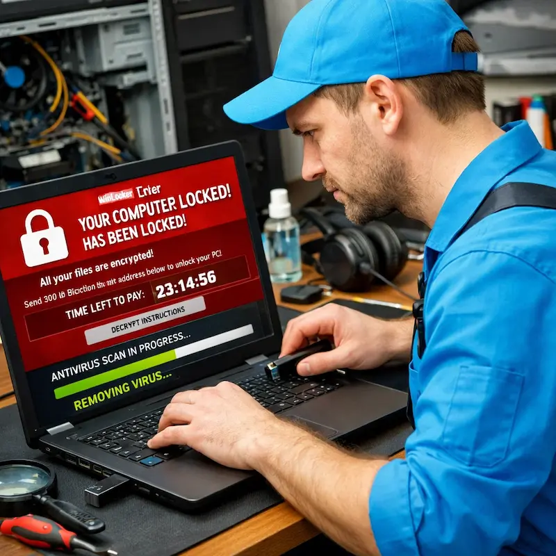 Удалить винлокер в Стрельне